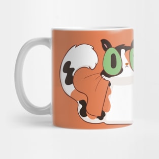 Calico Awkward Cat Mug